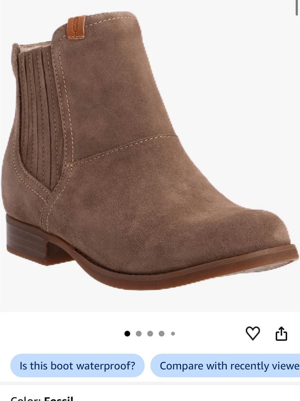 Revitalign women’s lambert fossil boots